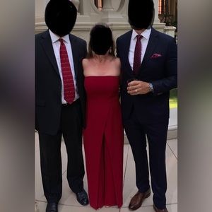 Cocktail Strapless jumpsuit